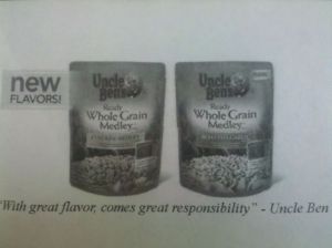 "With Great Flavor Comes Great Responsibility" - Uncle Ben
